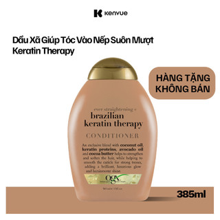  Dầu Xả OGX Straighten Keratin Therapy 385ml