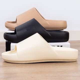 Dép bánh mì quai ngang nữ girl phố nâng đế 3cm đi mưa cặp đôi du lịch boy phố tắm biển-giày dép 97