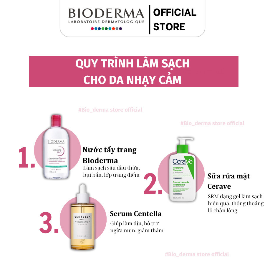 [CHÍNH HÃNG] Nước Tẩy Trang Bioderma Dành Cho Da Dầu Mụn Và Da Nhạy Cảm, Làm Sạch Sâu Lành Tính - 500ML | BigBuy360 - bigbuy360.vn