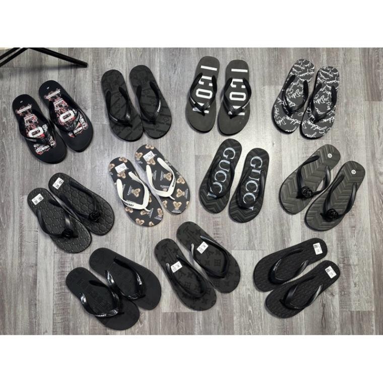 Dép  tông Dsq2 Icon nam , dep tông lào ,lê xỏ ngón LV dành cho nam mẫu xuân hè 2024 [ảnh +video tại 