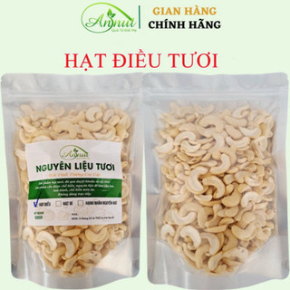 Hạt điều sống nguyên hạt nhân trắng làm sữa 500g - điều bình phước