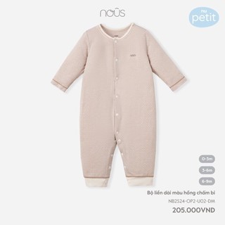 Body dài màu hồng chấm bi - Bíp Bíp House
