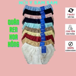 Quần Lót Nữ SAM SAM Ren Hàng Việt Nam Chuẩn Xuất Khẩu Co Giãn 4 Chiều Đáy Lót Kháng Khuẩn