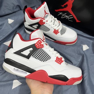 Giày thể thao JD4 Retro OG Fire Red, Giày JD4 Trắng Đỏ  Full Box