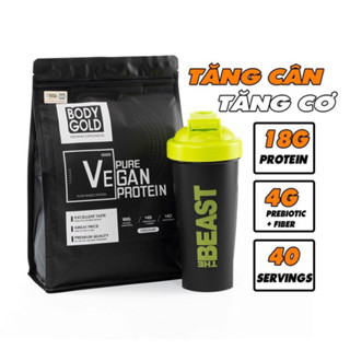 Sữa Tăng Cân Tăng Cơ - Protein Thực Vật  Vegan Protein Body Gold túi 1kg .