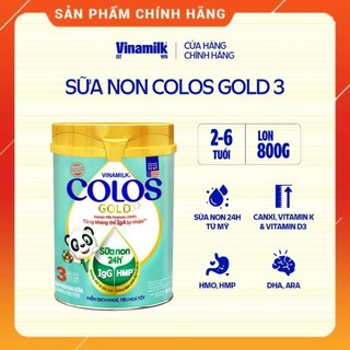 Sữa non vinamilk colos gold 3 800g / yoko gold 3