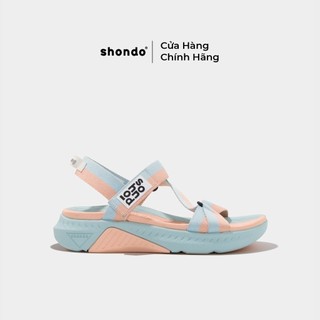 Giày Sandals Nữ Shondo F7 Half Hồng Xanh F7H7136