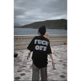 Áo thun Fuckoff form rộng tay lỡ cotton THOÁNG MÁT, THẤM HÚT MỒ HÔI HU AP