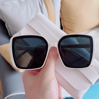 Mắt kính râm mát nữ nam gọng kính vuông Chống UV400 D220