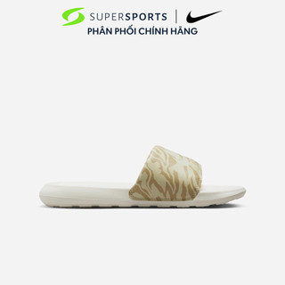 Dép quai ngang nữ nike victori one slide print - cn9676-105