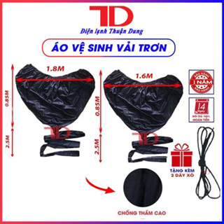 Dụng cụ vệ sinh máy lạnh cao cấp, đuôi 2.5 mét chống thấm, áo vệ sinh máy lạnh, túi vệ sinh điều hòa Điện lạnh Thuận Dun