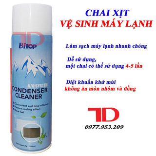 Nước Rửa Dàn Máy Điều Hòa Dạng Nắp Xịt Điện Lạnh Thuận Dung