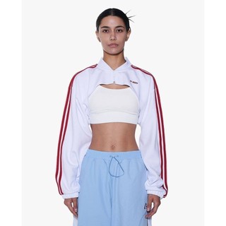 NERDY - Áo khoác croptop nữ cổ trụ tay dài Bolero