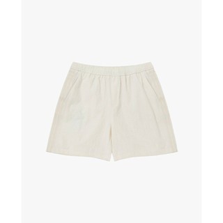 NERDY - Quần short unisex ống rộng lưng thun Seersucker
