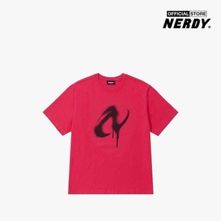 NERDY - Áo thun unisex cổ tròn tay ngắn Painting Pinwheel PNEF23ST02-28