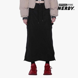 NERDY - Chân váy chữ A midi phối túi hộp Parachute PNEF23SK03-01