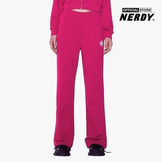 NERDY - Quần dài nữ ống rộng lưng thun cá tính PNEF23SP04-32
