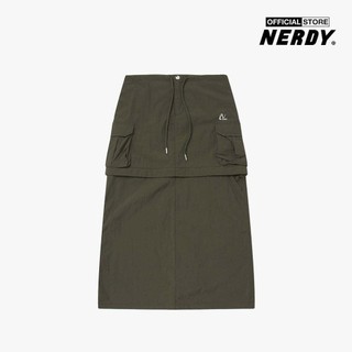 NERDY - Chân váy chữ A midi phối túi hộp Parachute PNEF23SK03-33