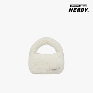 NERDY - Túi xách unisex phối lông Curly Fur 2Way Hobo PNEF23BG04-03