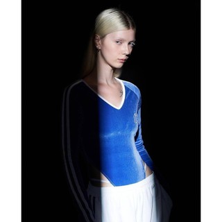 NERDY - Bodysuits nữ cổ V tay dài NY Velvet