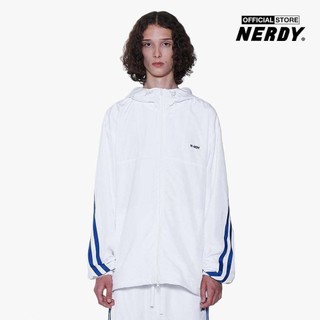 NERDY - Áo khoác unisex phối mũ Bold Line PNEF23JK05-00
