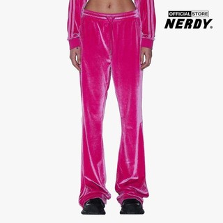 NERDY - Quần dài nữ ống rộng lưng thun NY Velvet PNEF23TP07-28