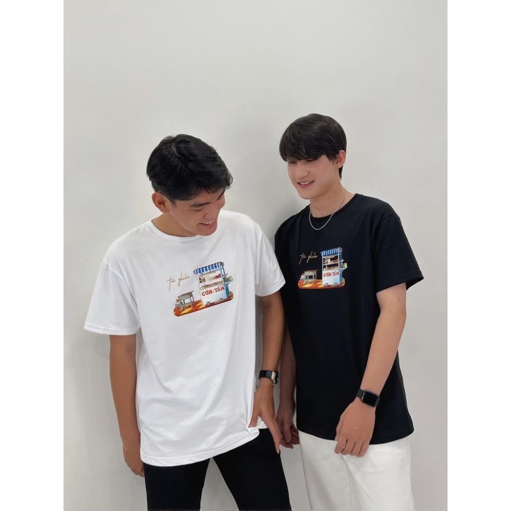 Áo thun cotton " Tui ghiền CƠM TẤM", thoáng mát, thấm hút mồ hôi UT