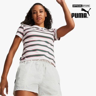 Puma - áo thun nữ cổ tròn tay ngắn team 538377-02