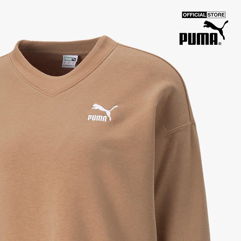 PUMA - Áo sweatshirt nữ tay dài Classics 538060-89