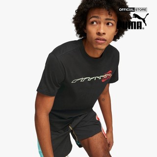 PUMA - Áo thun thể thao nam cổ tròn tay ngắn New Era Basketball 538554-01