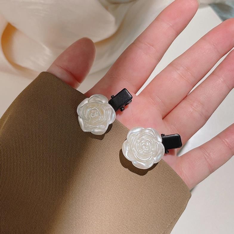 Vintage Ins Hoa Hồng Barrettes Cắt Tóc Barrettes Siêu Cổ Tích Phụ Kiện Tóc Kẹp Tóc Barrettes Kẹp Nổ 