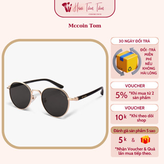 Kính thời trang unisex Mccoin Tom 02 Hàn Quốc kính râm đi biển chống tia UV