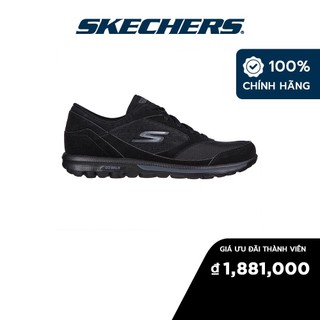 Skechers nữ giày thể thao đi bộ gowalk classic high winds walking air-cooled goga mat ultra go - 124462-bbk