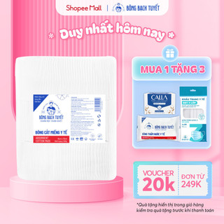 Bông cắt 10cm x 10cm (500gr) - Bông Bạch Tuyết