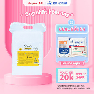 Bông tẩy trang làm sạch da Bông Bạch Tuyết Calla mềm mịn (250gr/túi)