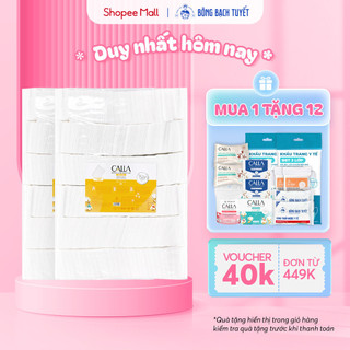 Combo 2 Túi Bông tẩy trang làm sạch da Bông Bạch Tuyết Calla Mềm mịn (1Kg/túi)