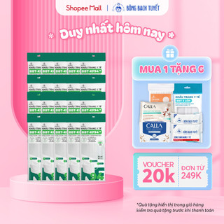  Combo 20 Gói khẩu trang Bông Bạch Tuyết KF94 Trắng (10 cái/gói)