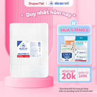 Bông y tế cắt Bạch Tuyết (10cm x 10cm) - 1Kg