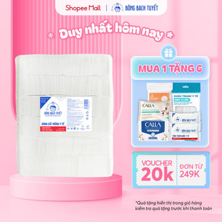 Bông y tế cắt Bạch Tuyết (7cm x 7cm) - 1Kg