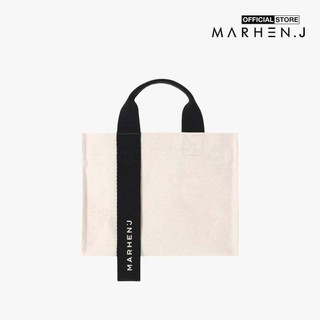 Marhen.j - túi đeo vai chữ nhật vải bố rico mini comfort mj23ct02rcmcf-iv