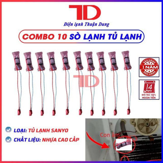 Combo 10c âm tủ lạnh sanyo, sò lạnh nhật - điện lạnh thuận dung