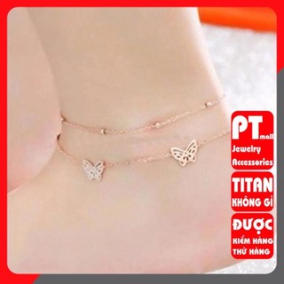 Lắc chân nữ titan không đen giá rẻ HCM - PT_LC_78