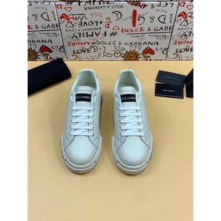 [ Hàng Chuẩn ] Giày sneaker Dolce Gabbana basic logo nổi LA on web fullbox bill thẻ phụ kiện