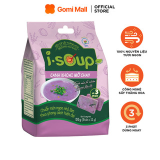 Canh khoai mỡ chay ăn liền isoup túi 5 viên 50g gomi flagship store