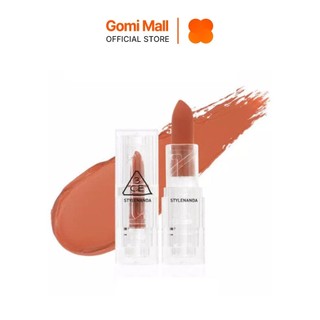 Son thỏi lì 3ce soft matte lipstick vỏ trắng trong suốt 3.5g