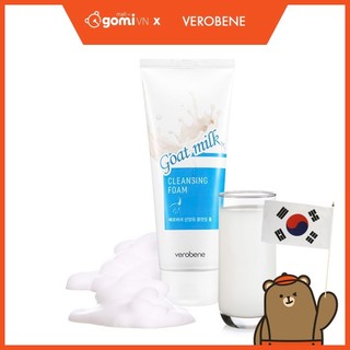 Sữa Rửa Mặt Sữa Dê Verobene Goat Milk Cleansing Foam 150ml
