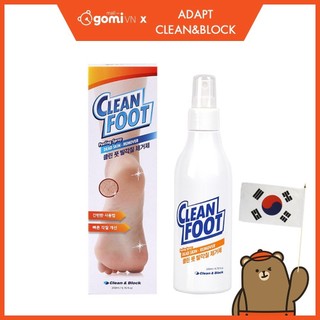 Xịt Tẩy Tế Bào Chết Bàn Chân Adapt Clean&Block Clean Foot GomiMall
