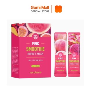 Mặt Nạ Sủi Bọt Verobene Smoothie Bubbble Mask (Hộp 10 gói) GomiMall