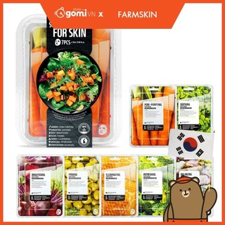 [Hộp 7 Miếng] Mặt Nạ FARMSKIN Superfood Salad For Skin Facial Sheet Mask GomiMall