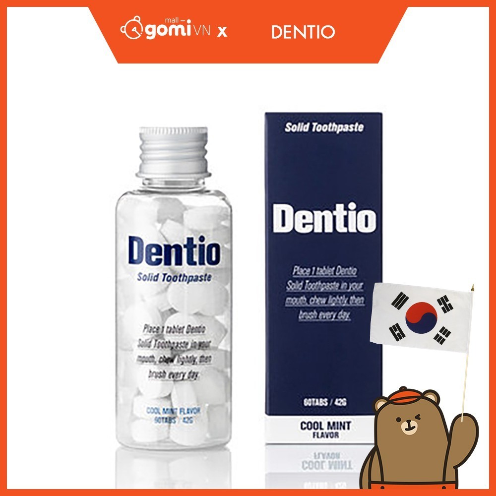Kem Đánh Răng Dạng Viên Dentio Solid Toothpaste GomiMall